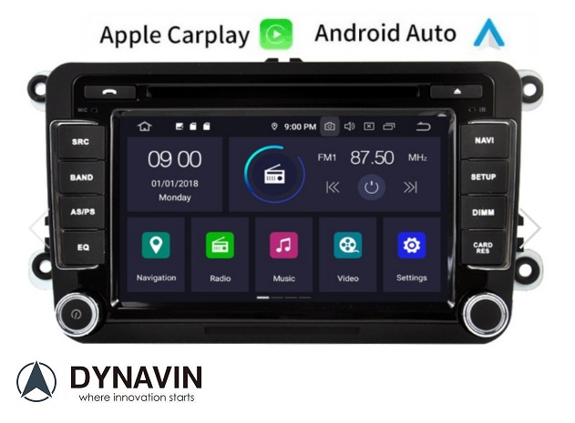 Wennen aan overzien Alcatraz Island Geschikt voor vw golf 5 radio navigatie carkit usb android 12 carkit  draadloos carplay android auto