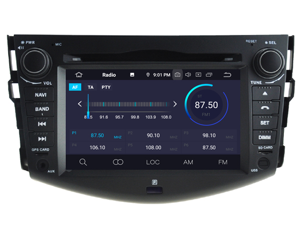 Toyota rav4 2005-2013 navigatie carkit android 12 apple carplay android auto 