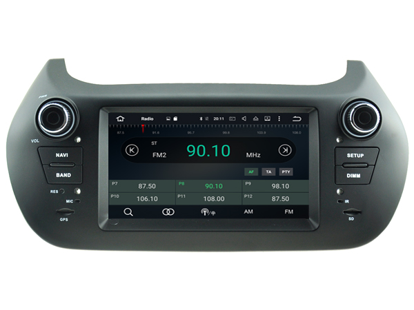 Navigatie fiat fiorino 2008-2018 dvd carkit android 12 dvd usb apple carplay android auto 