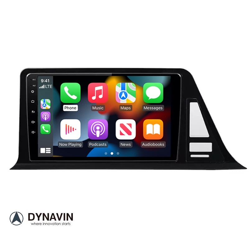 Navigatie Toyota CHR  carkit android 10 touchscreen carplay overname DSP