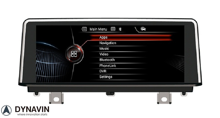 BMW F32 4 SERIE 10,25inch navigatie android 10 USB overname iDrive met apple carplay en android auto 