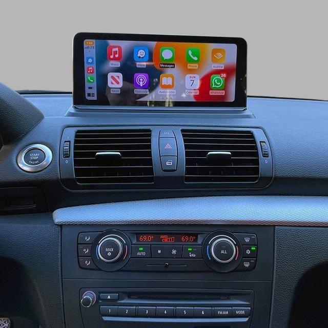 BMW 1-serie E81 t/m E87 navigatie Carplay en Android auto  android 13 
