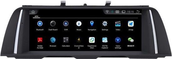 BMW 5 serie F10/F11 van 2013 – 2016 met origineel NBT systeem carkit usb android 10