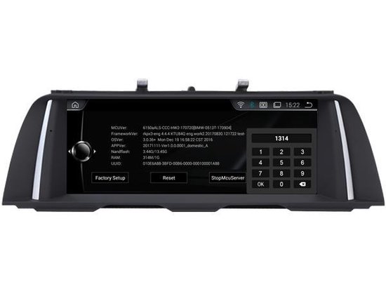 BMW 5 serie F10/F11 van 2013 – 2016 met origineel NBT systeem carkit usb android 10