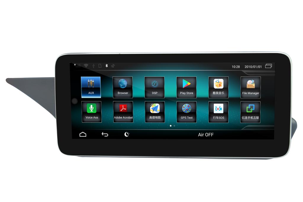 Navigatie Mercedes w 207 E klasse carkit 10,25 inch touchscreen android 10