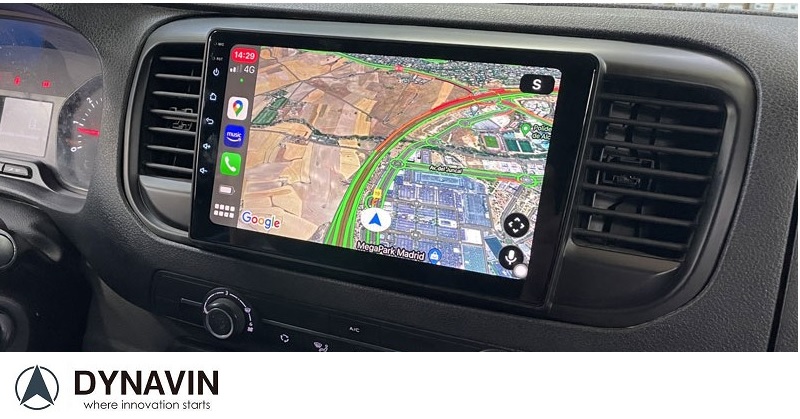Navigatie Peugeot expert 2016-2021 carkit full touch usb android auto draadloos apple carplay android 12