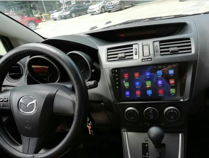 Navigatie Mazda 5  2009-2012 carkit usb 10 inch met apple carplay en android auto