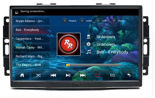 Chrysler Jeep Dodge radio navigatie 9inch android 10 wifi bluetooth dab+ carplay