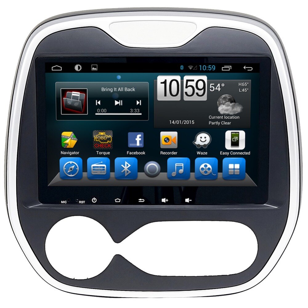 Renault captur 2017-2019 navigatie carkit 10 inch Android 13 apple carplay android auto