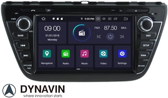 Suzuki s-cross 2013-2017 radio navigatie carkit Android 12 carplay android auto
