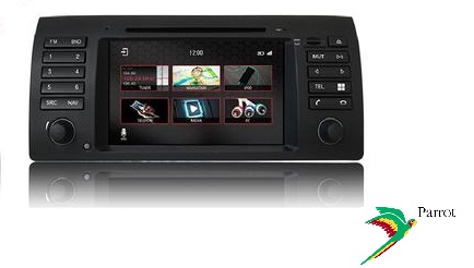 BMW X5 E53 Navigatie dvd Parrot carkit apple carplay android auto TMC