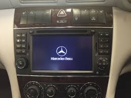 Mercedes C Klasse 2004-2007  navigatie dvd Parrot android auto apple car play DAB+ TMC