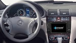 Mercedes C Klasse 2004-2007  navigatie dvd Parrot android auto apple car play DAB+ TMC