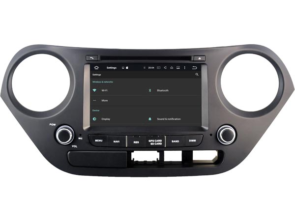 Hyundai I10 vanaf 2014 Navigatie dvd carkit usb android 12 apple carplay android auto