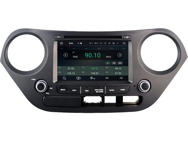 Hyundai I10 vanaf 2014 Navigatie dvd carkit usb android 10 dab+