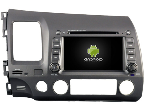 Honda Civic 2006 tot 2011 passend navigatie autoradio systeem op basis van Android