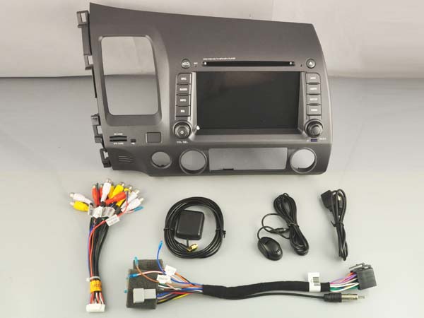 navigatie honda civic hybride 2006-2013 android 10 dvd carkit usb apple carplay android 12 auto