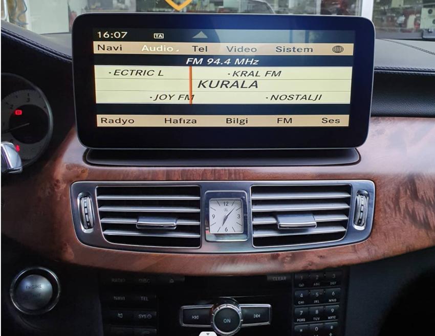 Mercedes CLS klasse w218 navigatie 2012-2013 carkit 10.25 inch scherm android 12 draadloos carplay en android auto