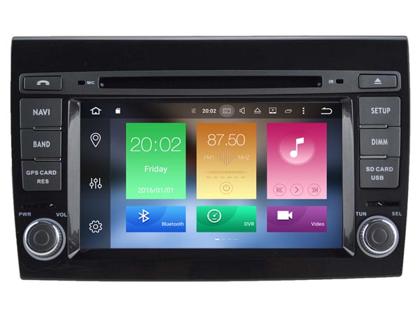 Navigatie fiat bravo 2007-2015 dvd carkit android 12 dvd usb apple carplay android auto 