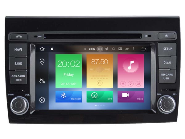 Navigatie fiat bravo 2007-2015 dvd carkit android 12 dvd usb apple carplay android auto