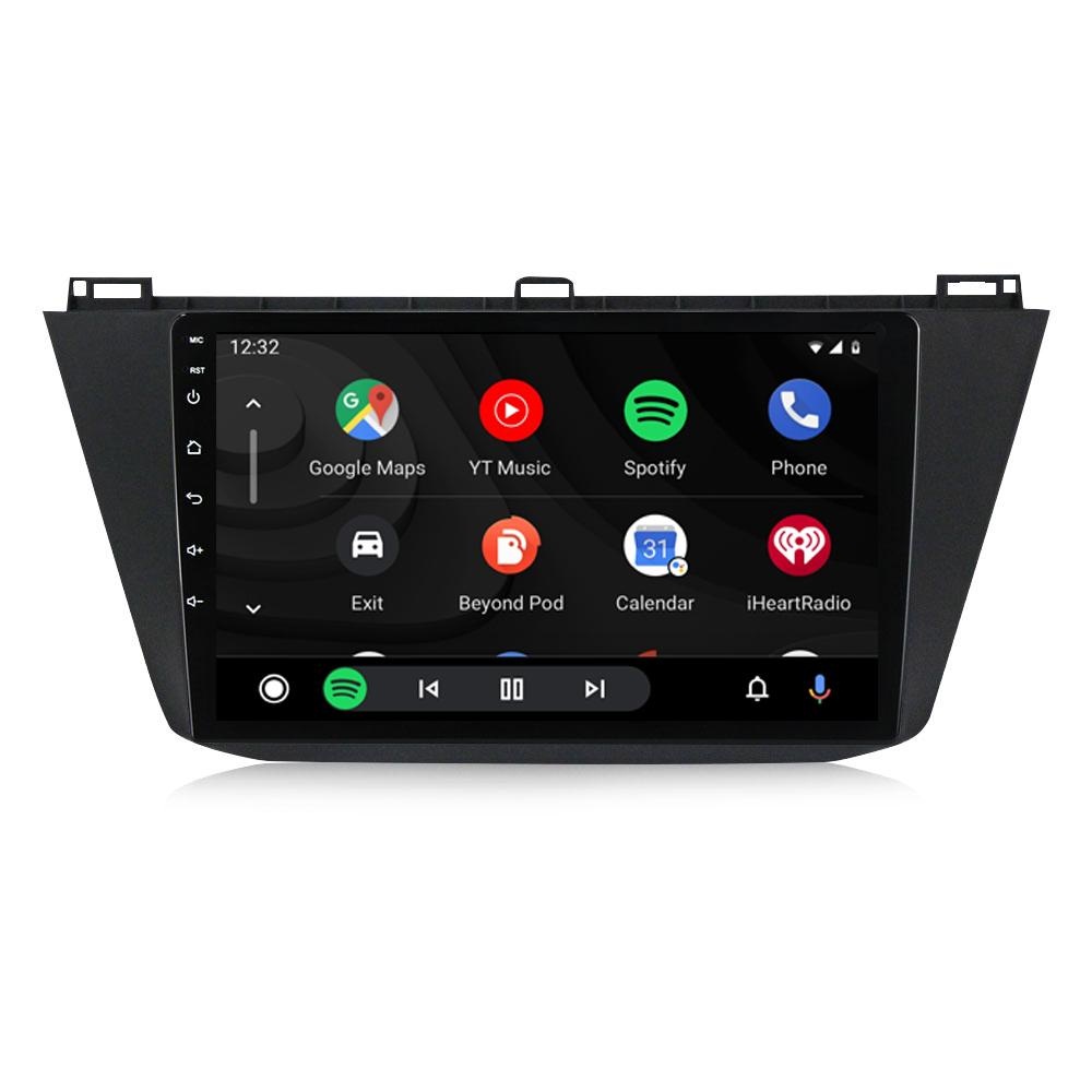VW Tiguan navigatie vanaf 2017 carkit usb Android 10 draadloos carplay en android auto