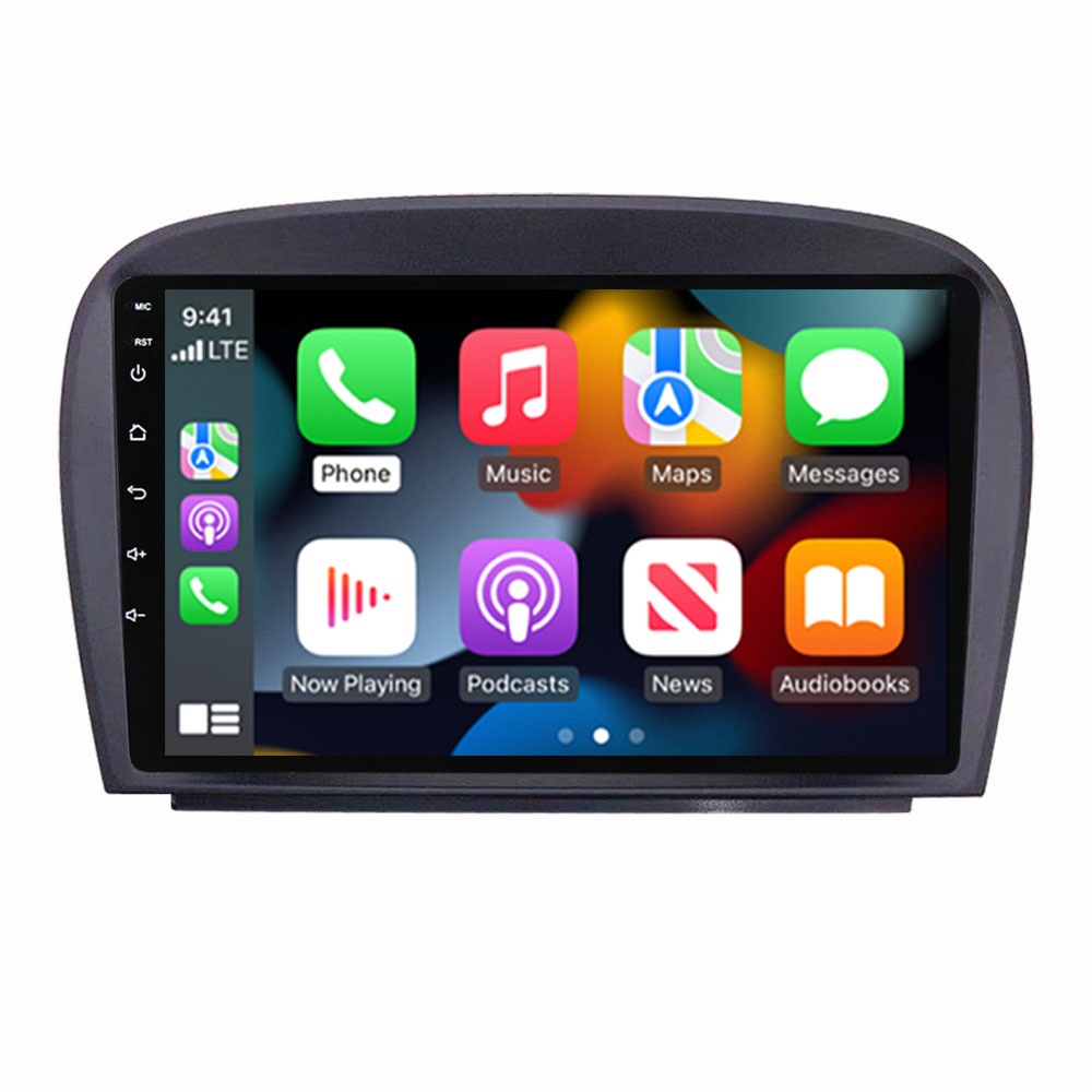 Navigatie Mercedes SL R230 2001-2011 navigatie carkit android apple carplay usb bose