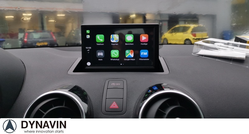 Audi A1 autoradio navigatie carkit android 11 usb apple carplay android auto