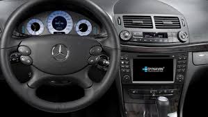 Mercedes E Klasse W211 2002-2009 navigatie dvd Parrot android auto apple carplay DAB+
