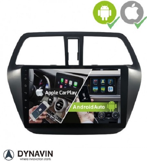 Suzuki s-cross 2013-2017 navigatie carkit full touch 10.1 inch android 12 usb carplay android auto
