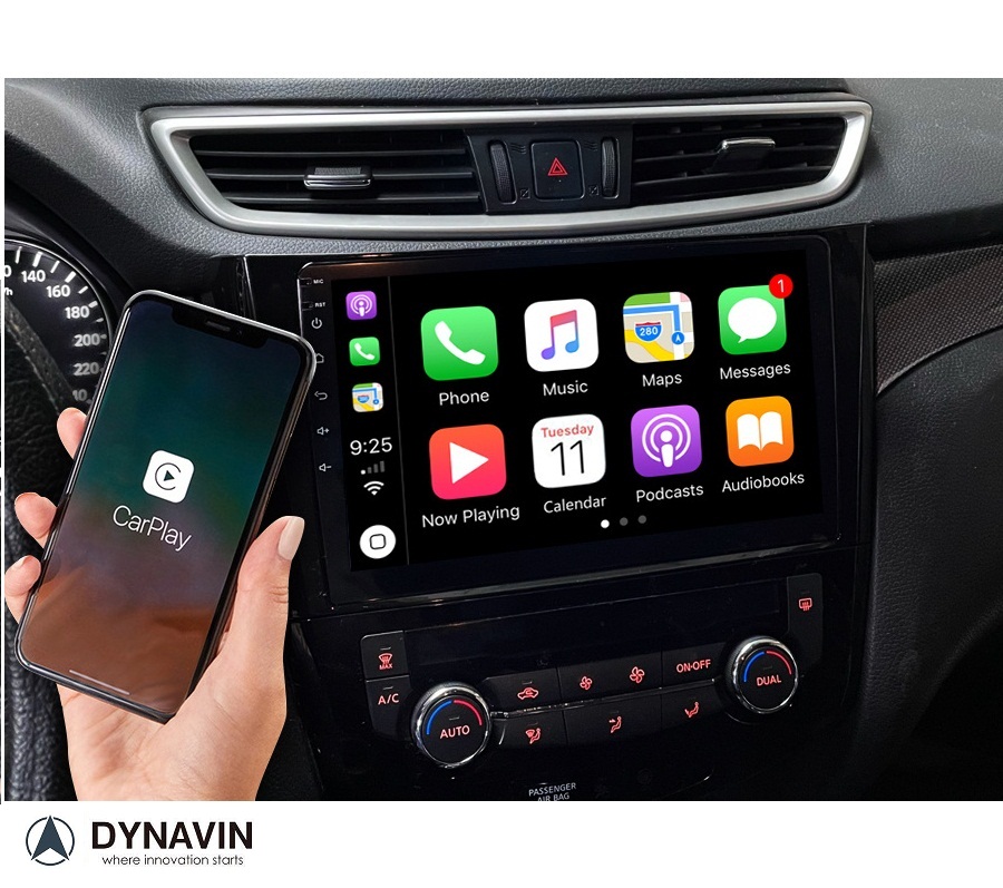 Navigatie Nissan Qashqai 2013-2018 carkit Android 12 apple carplay android auto