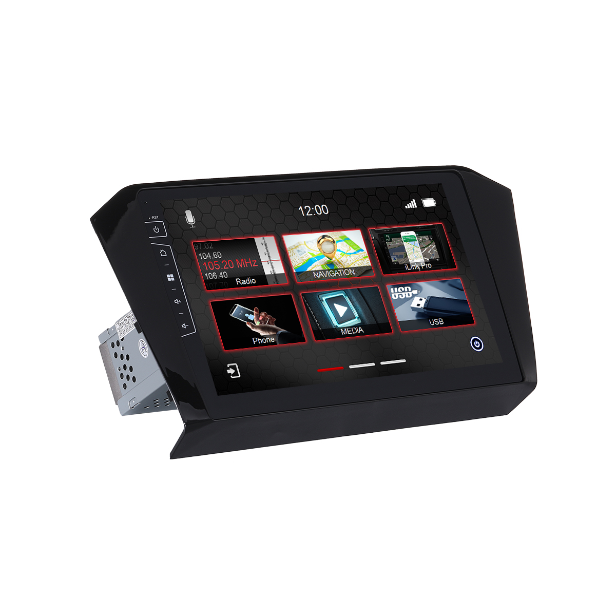 Navigatie VW passat B8 touch Screen parrot carkit overname boordcomputer TMC Carplay android Auto