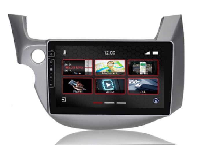 Navigatie honda fit 2008-2014  parrot carkit overname boordcomputer TMC DAB+ Carplay