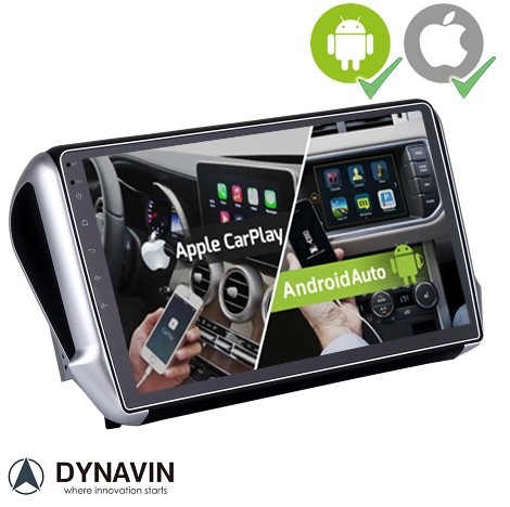 Peugeot 208/2008 navigatie carkit full touch usb android auto carplay android 12