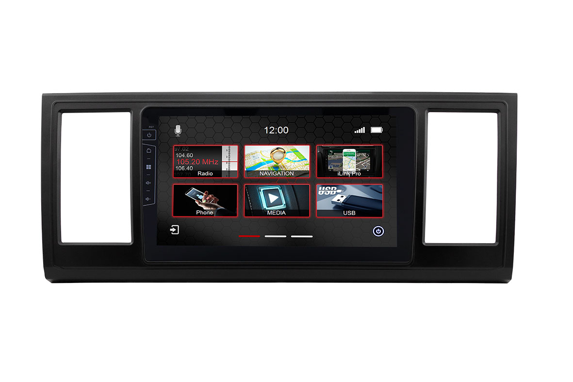 Navigatie geschikt voor VW Transporter T6 touch Screen parrot carkit overname boordcomputer TMC DAB+ Carplay android auto