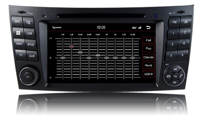 Mercedes CLS 2004-2010 navigatie dvd Parrot Carplay Android Auto DAB+