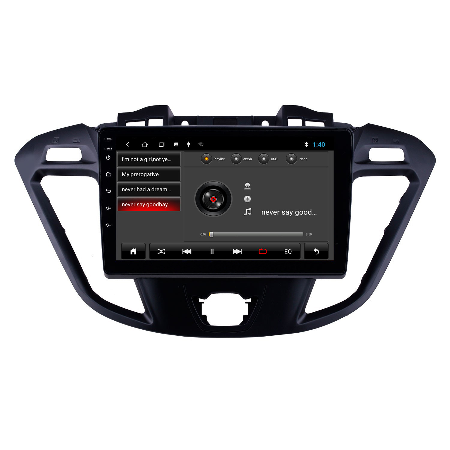 Ford transit custom 2013-2018 Navigatie carkit usb android 10