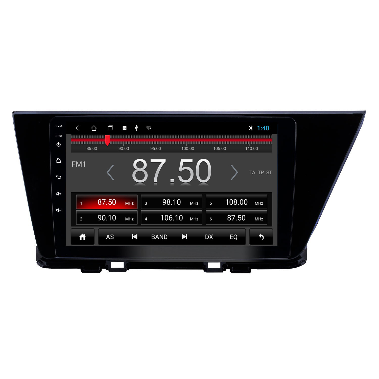 Navigatie kia niro 2016-2019 carkit 10 inch scherm android 12 usb carplay android auto 