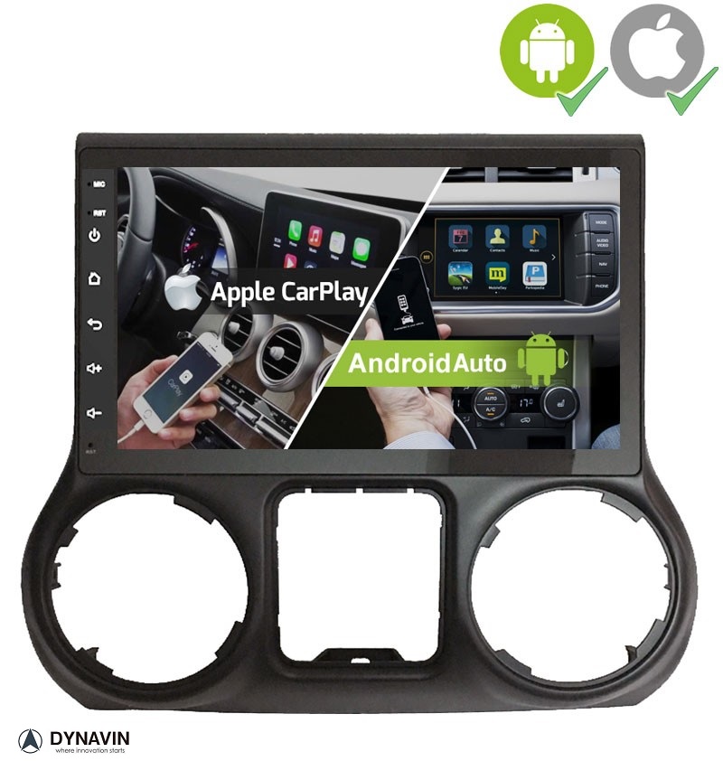 Navigatie Jeep Wrangler 2011-2014 carkit android 10 touchscreen usb apple carplay android auto