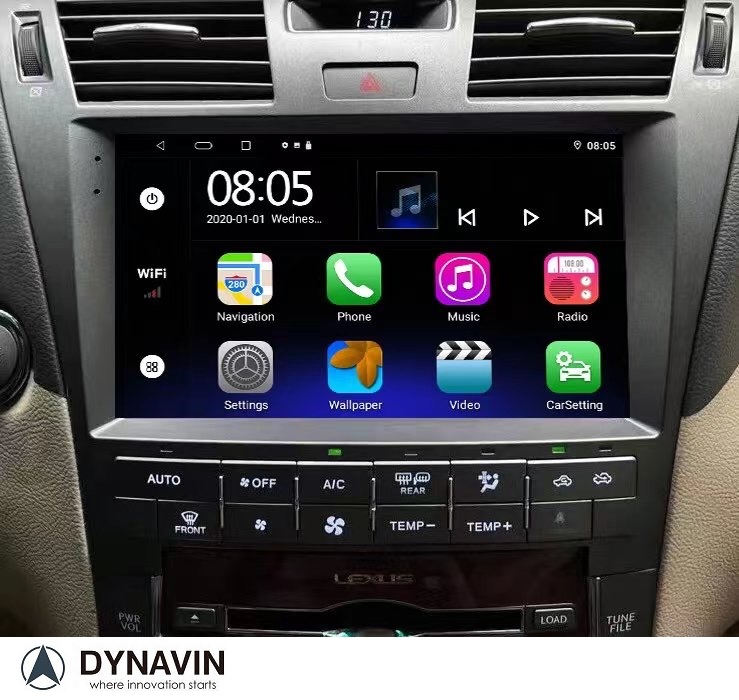 Navigatie Lexus IS 250 carkit usb android 12 touchscreen android auto apple carplay