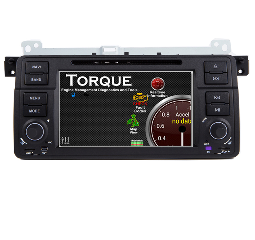 BMW E46 / M3 radio navigatie carkit usb sd android 12 carkit apple carplay android auto