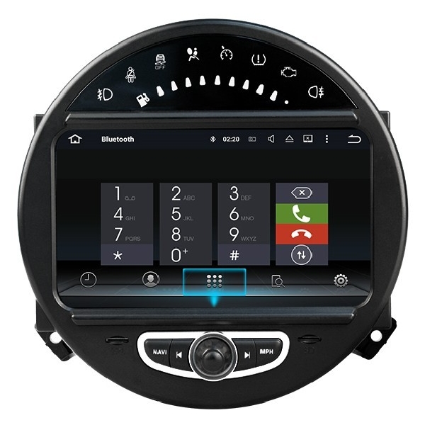 Navigatie Mini dvd carkit touchscreen usb sd wifi android 12 met apple carplay