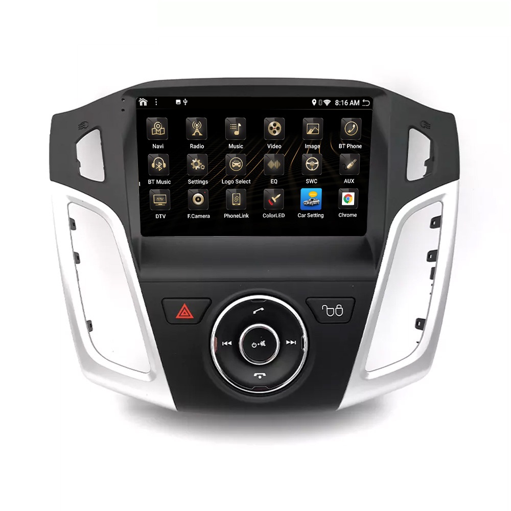 Radio Navigatie Ford focus 2011-2015 carkit usb android 11 draadloos apple carplay usb