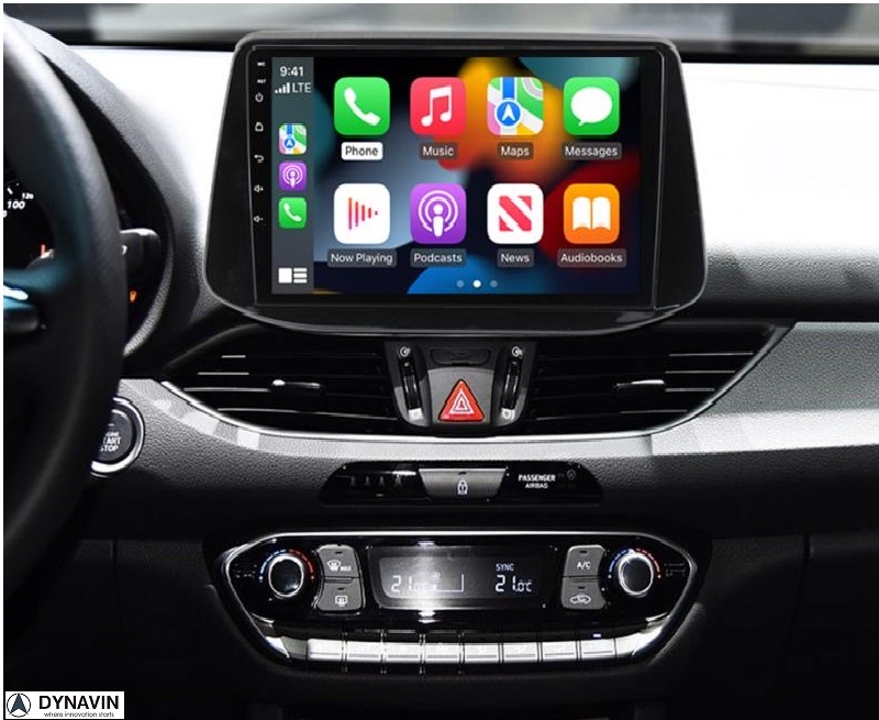 Navigatie Hyundai I30 vanaf 2017 android 12 carkit android auto apple carplay usb