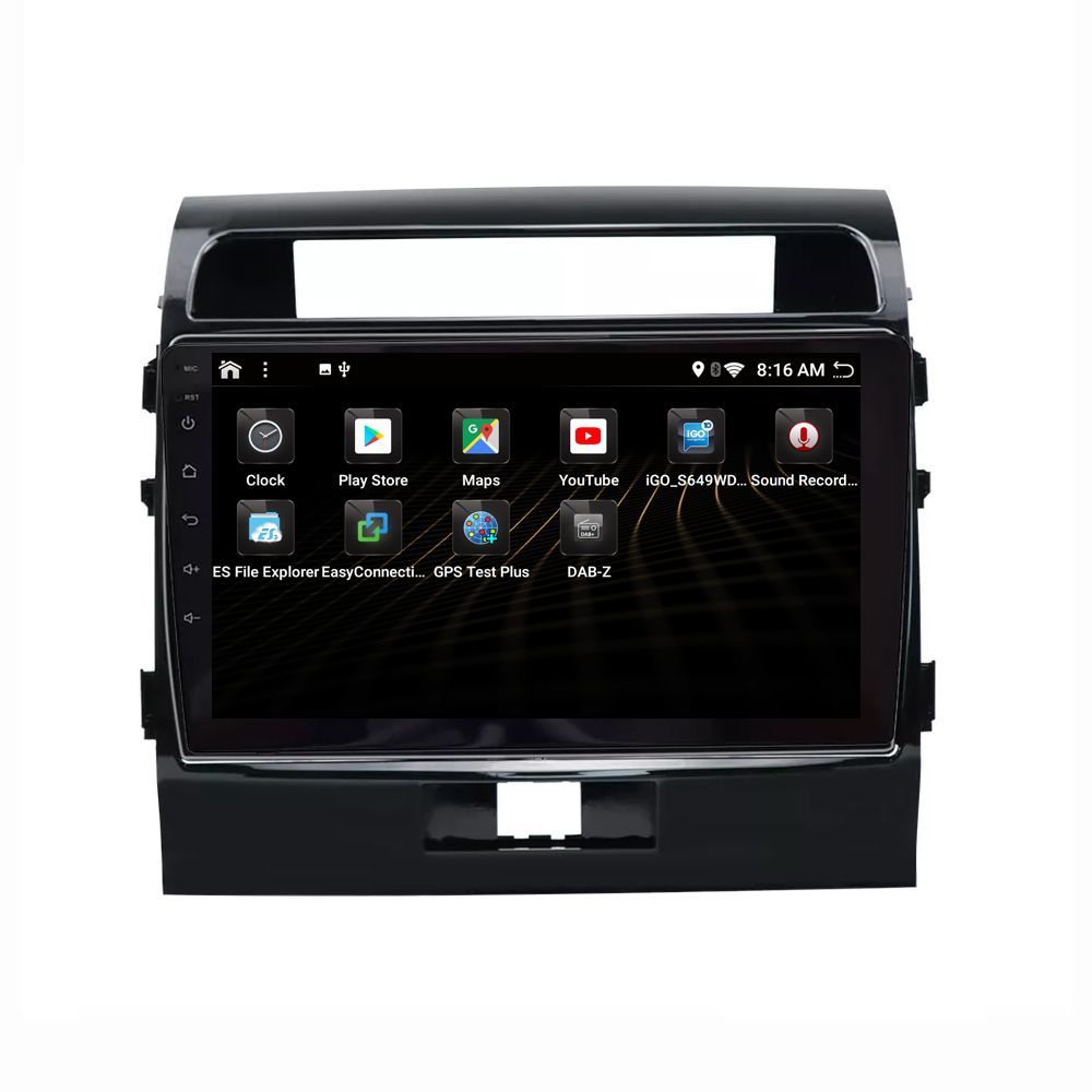 Navigatie Toyota Landcruiser 200 carkit android 11 touchscreen carplay overname DSP - kopie