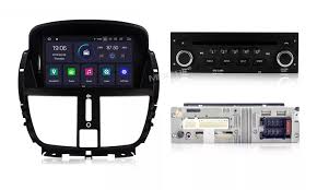 Peugeot 207 radio navigatie dvd carkit android 10 usb dab+ 64GB