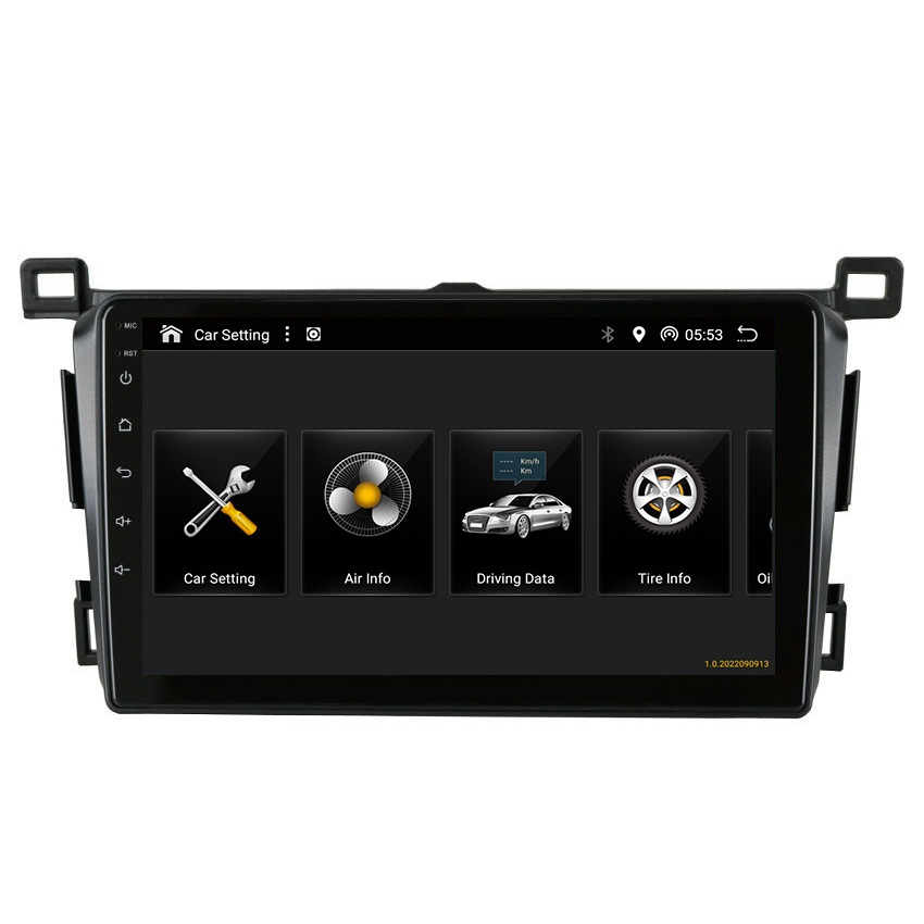 Navigatie Toyota Rav4 2013– 2018 draadloos apple Carplay en Android auto carkit touchscreen android 12