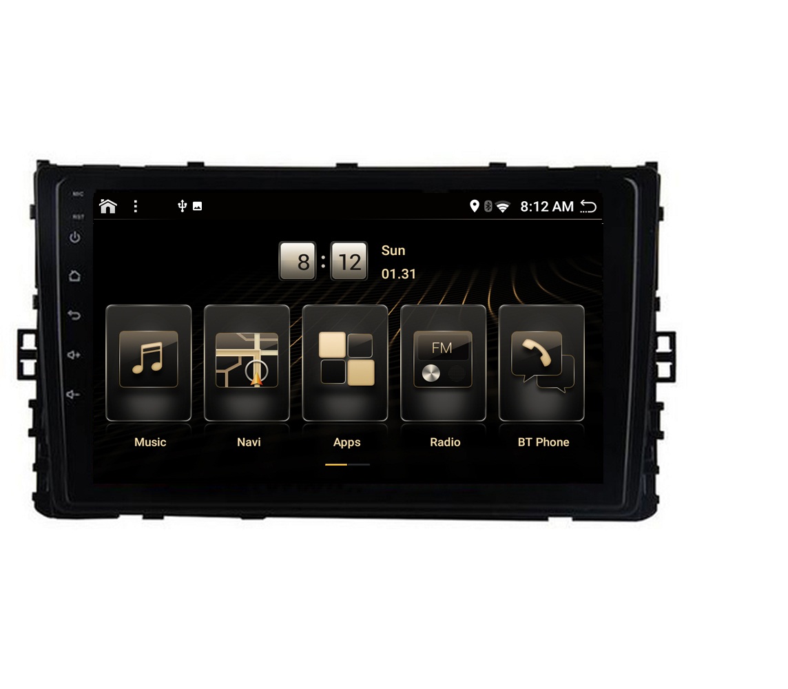 Navigatie voor VW Transporter T6 facelift android carkit usb carplay android auto