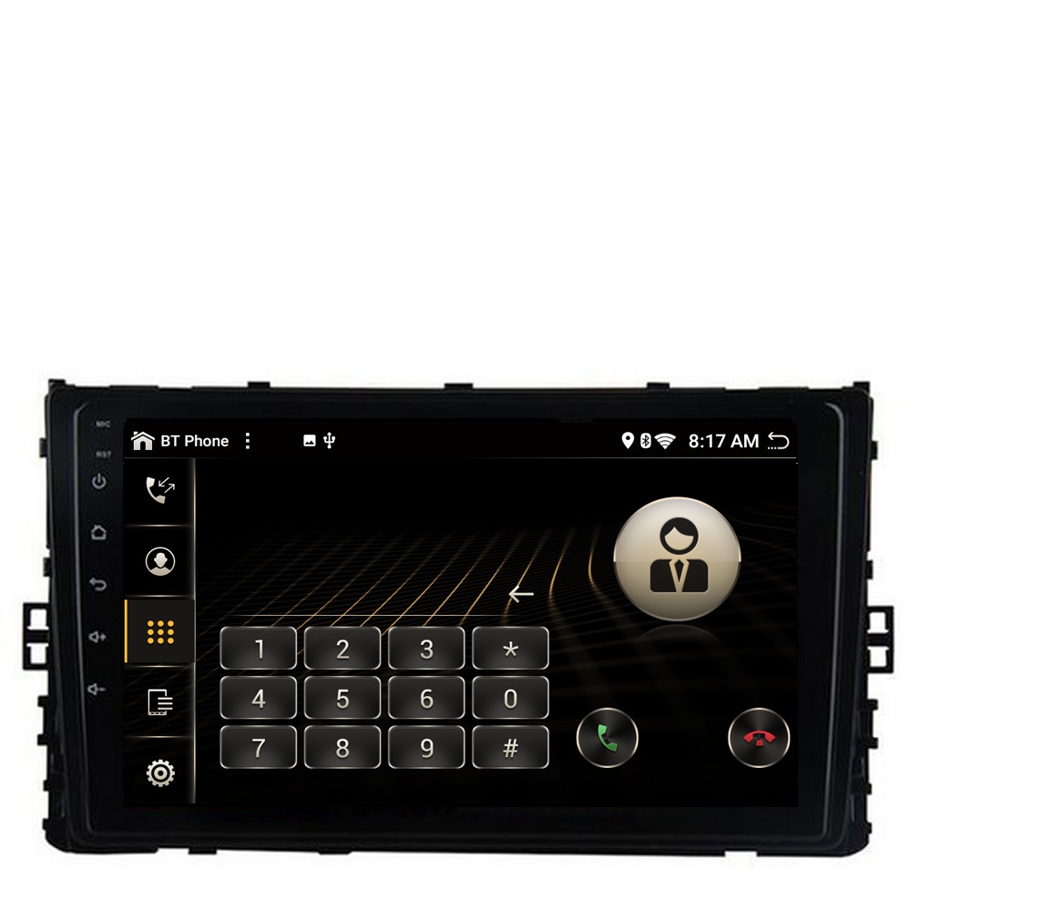 Navigatie voor VW Transporter T6 facelift android 12 carkit usb apple carplay android auto