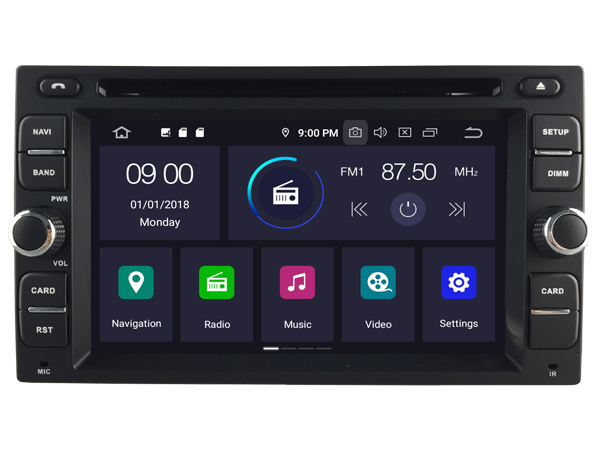 Nissan NP300 2001-2011 navigatie dvd carkit android 12 carplay android auto 