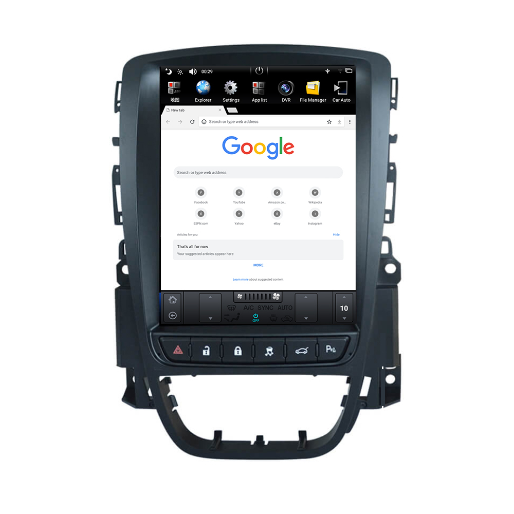 Navigatie Opel Astra J 2009-2015 radio carkit 10,4 inch android 10 64GB